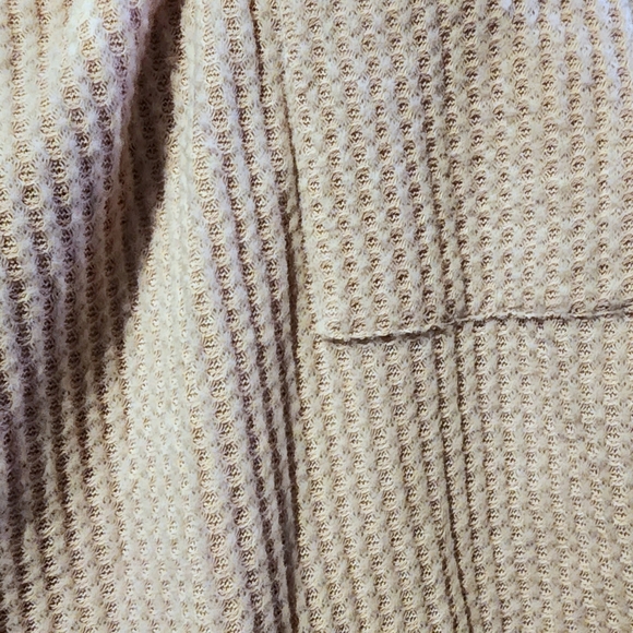 NWT BOBEAU Thermal Pocket Tunic Blush Pink SZ XS - Picture 5 of 5